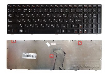 Клавиатура Lenovo Z580 G580 (RU)